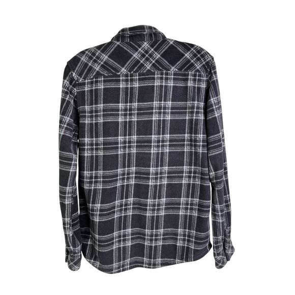 O'Neill Shirt Boys XL Dark Gray Super Fleece Snap Front Standard Fit Outdoorsy - Picture 3 of 10